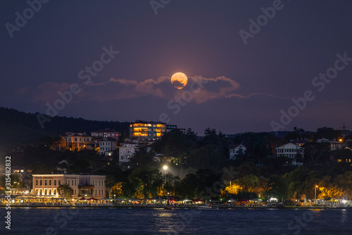 Red Moon On Istanbul