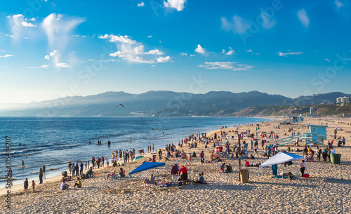 Photos A view of the Santa Monica State Beach from the pier