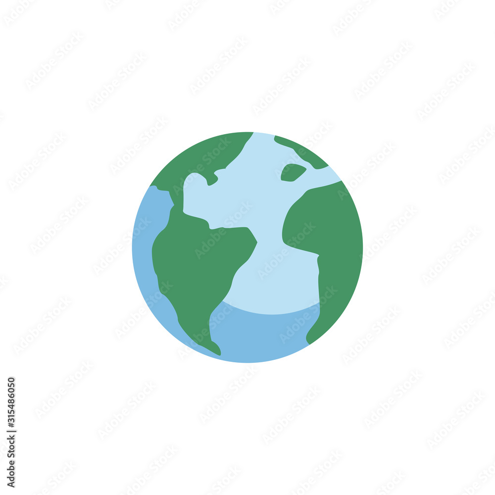 Isolated world sphere vector design Isolated world sphere vector design