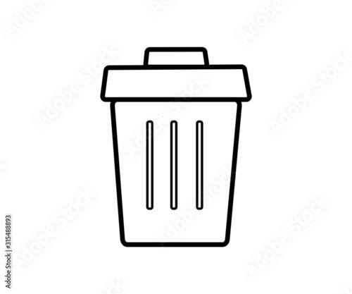 Trash can,refuse heap,refuse dump,icon