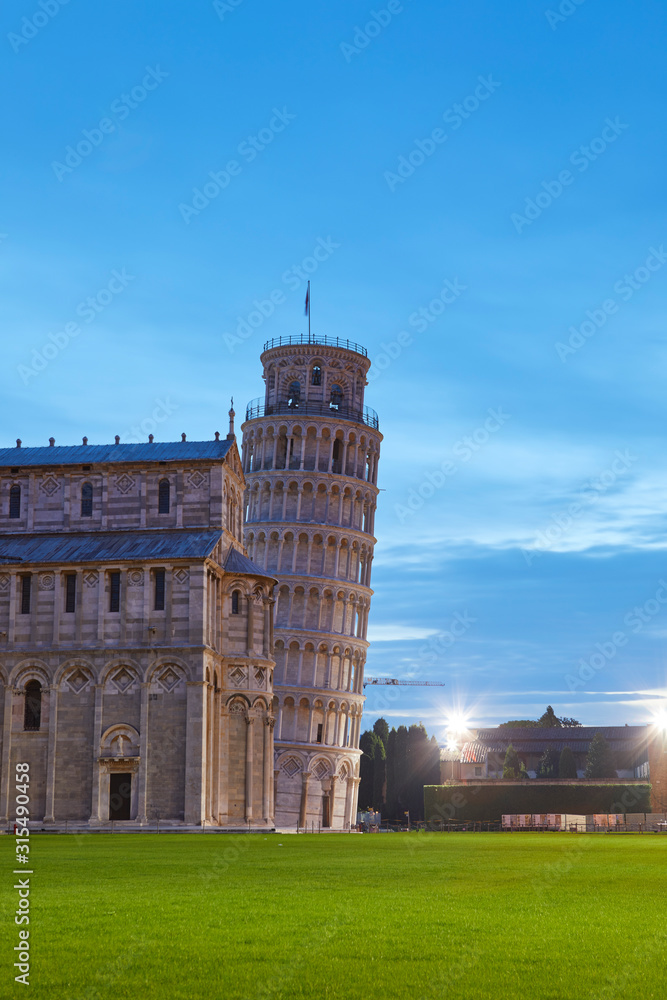 The Duomo and the leaning tower of Pisa, Italy