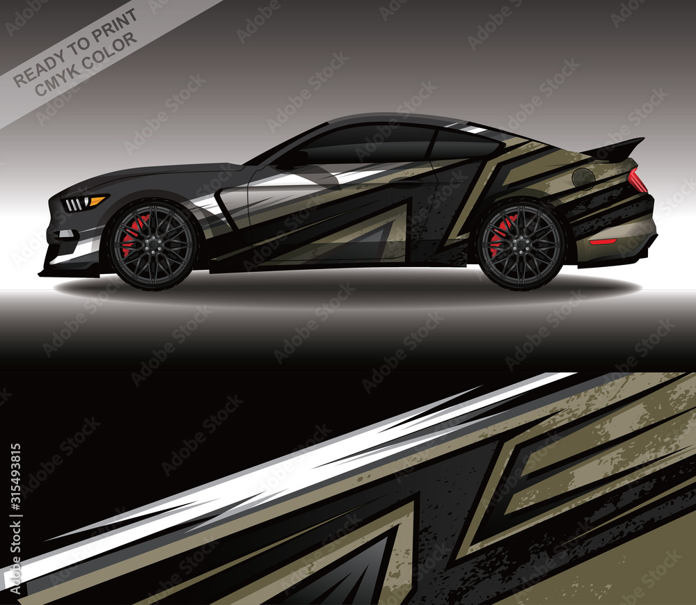 Car wrap decal design vector, custom livery race rally car vehicle sticker and tinting. Car wrap decal design vector, custom livery race rally car vehicle sticker and tinting.