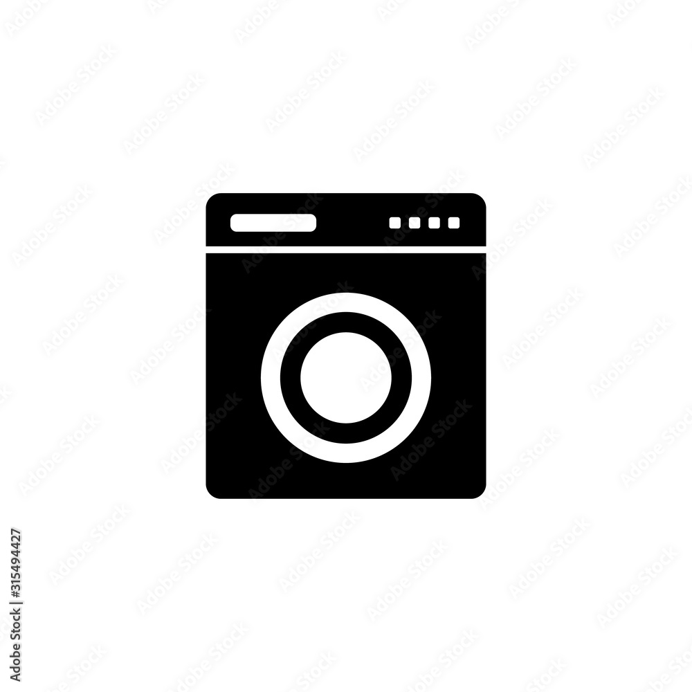 Washing machine, bathroom icon. Simple bathroom icons for ui and ux, website or mobile application Washing machine, bathroom icon. Simple bathroom icons for ui and ux, website or mobile application