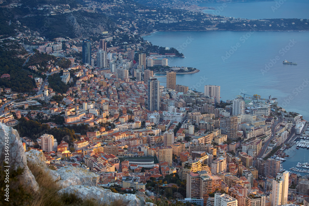 Cityscape of Montecarlo, Principality of Monaco