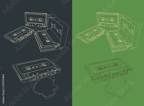 Retro Tape cassettes