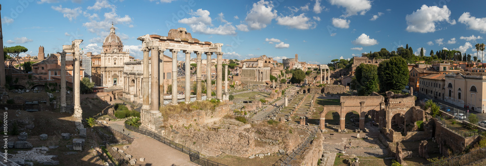 The Forum - Rome Italy Panorama