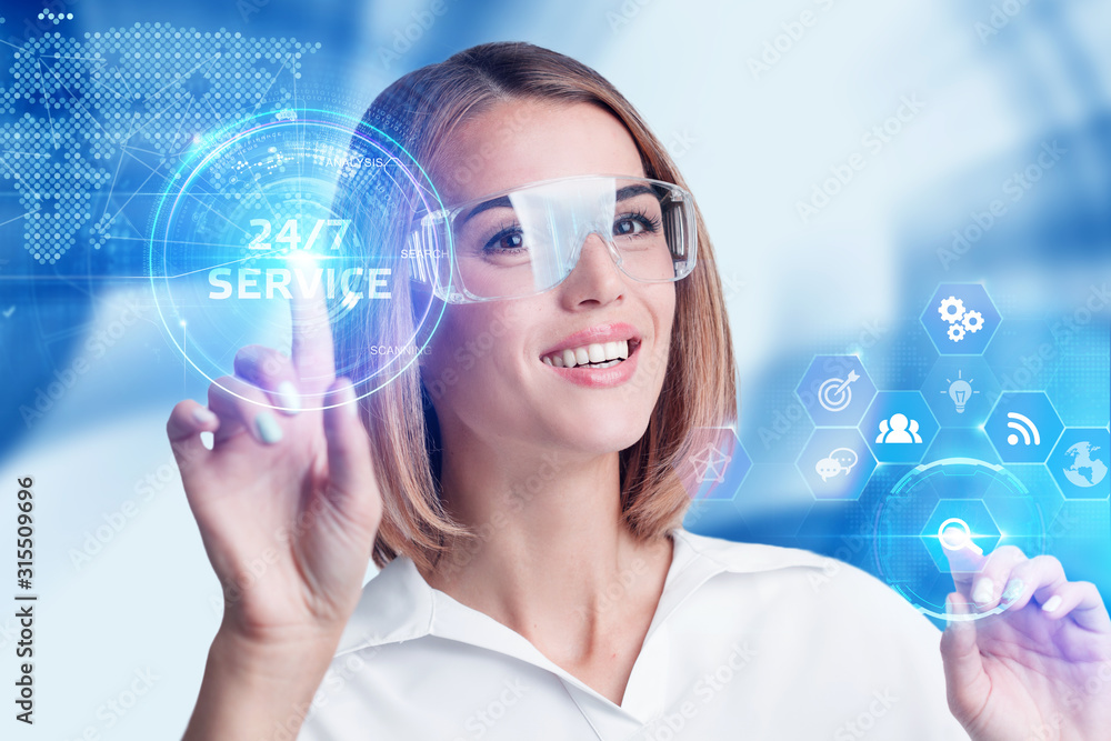 Business, Technology, Internet and network concept. Technical Support Center customer service. Business, Technology, Internet and network concept. Technical Support Center customer service.