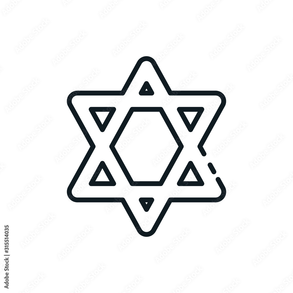 Judaism star of david symbol vector design Judaism star of david symbol vector design