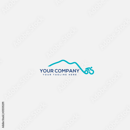 mountain bike logo, event bike speed logo, cycle race logo, mountain bike