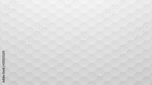 Three dimensional rendering hexagon Abstract solid background