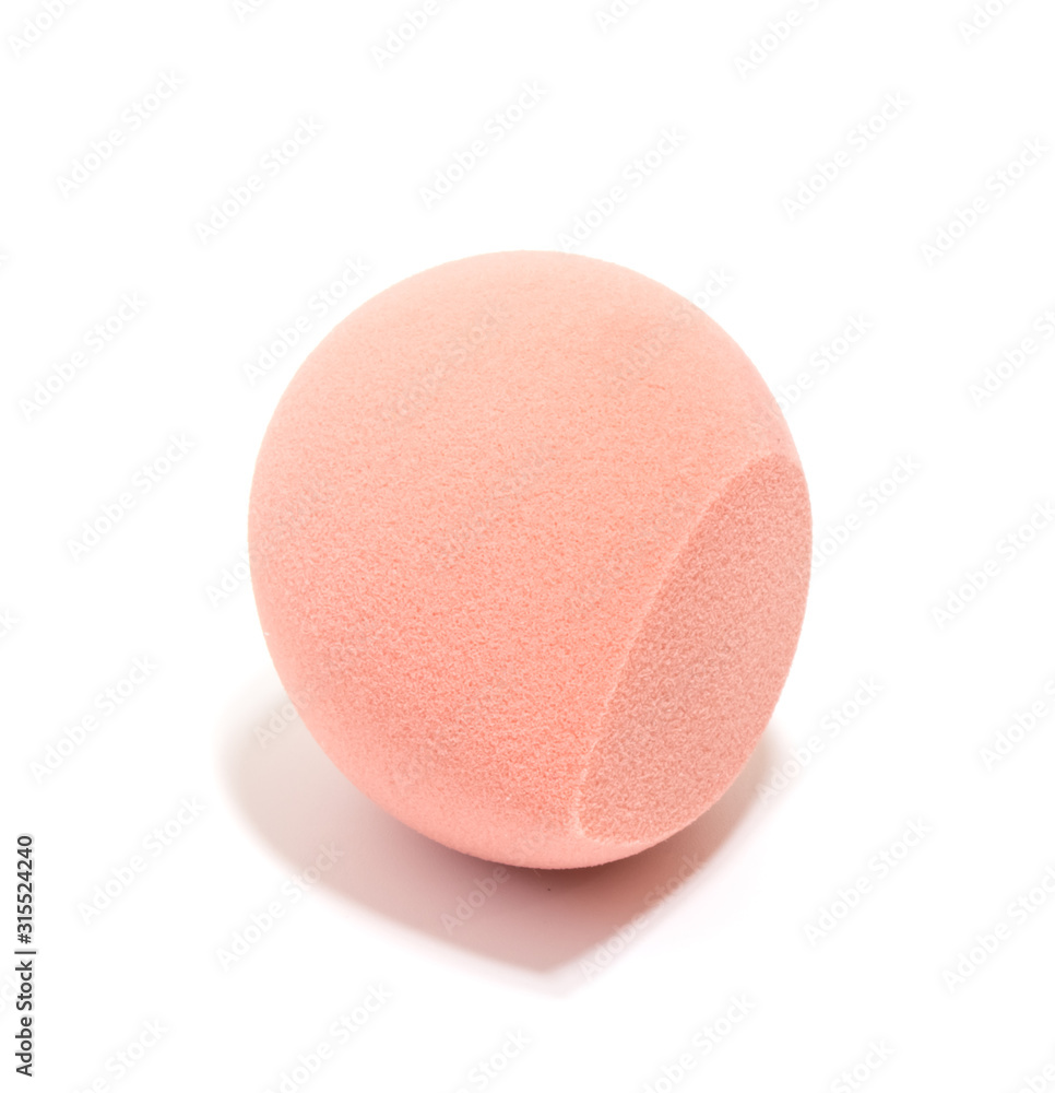 Beauty blender on white isolated background for cosmetics Beauty blender on white isolated background for cosmetics