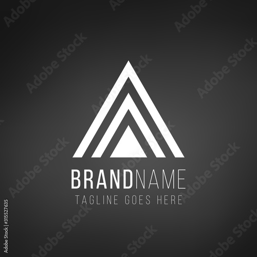Geometrical triangle or arr...