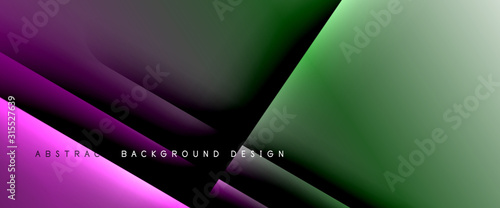 Trendy simple fluid color gradient abstract background with dynamic straight shadow line effect. Vector Illustration For Wallpaper, Banner, Background, Card, Book Illustration, landing page