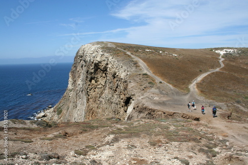 Santa Cruz Island walking trails, Channel Islands, Ventura, California