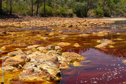 Rio Tinto in Huelva, Andalusia, southern Spain photo