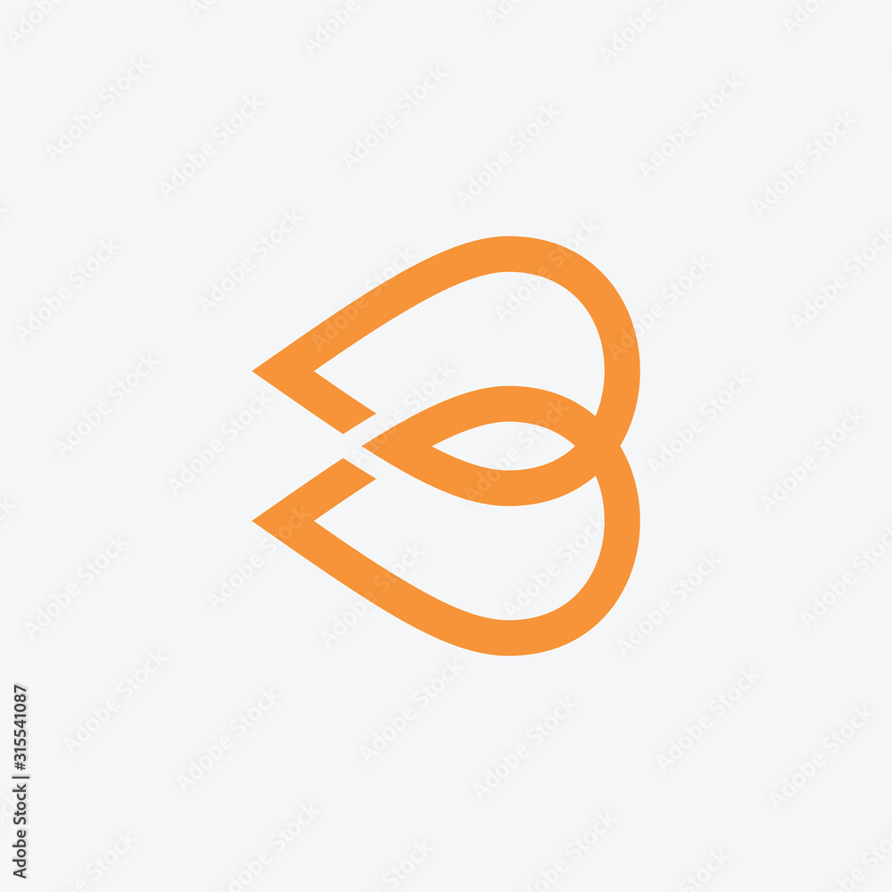 Abstract letter B Design Vector Illustration Modern Monogram Icon. Creative, Premium Minimal emblem design template. Graphic Alphabet Symbol for Corporate Business Identity. Initial BB vector element Abstract letter B Design Vector Illustration Modern Monogram Icon. Creative, Premium Minimal emblem design template. Graphic Alphabet Symbol for Corporate Business Identity. Initial BB vector element
