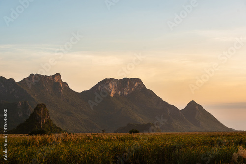 landscape of the mountains in National park of Thailand