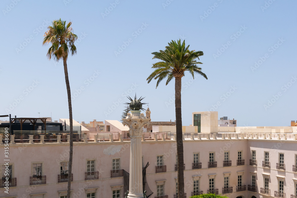 View of Almeria in southern Spain. Mediterranean. Andalusia