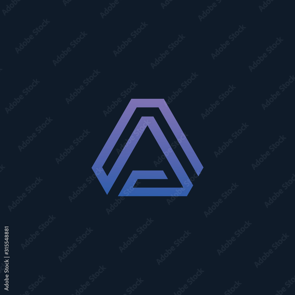 Initial letter A A minimalist art logo. creative minimal logo icon design with letter A A. elegant Logo template vector creative business. - VECTOR Initial letter A A minimalist art logo. creative minimal logo icon design with letter A A. elegant Logo template vector creative business. - VECTOR