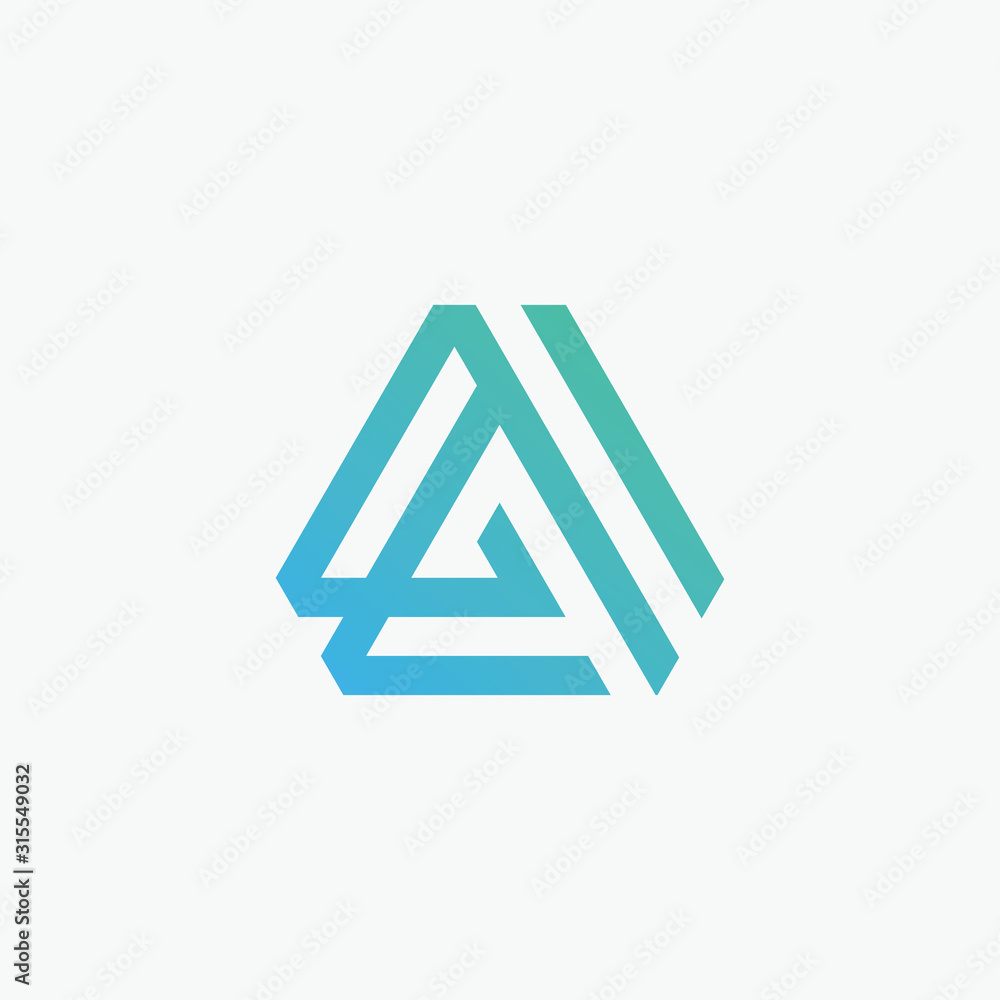 Initial letter A A minimalist art logo. creative minimal logo icon design with letter A A. elegant Logo template vector creative business. - VECTOR Initial letter A A minimalist art logo. creative minimal logo icon design with letter A A. elegant Logo template vector creative business. - VECTOR