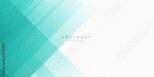 Modern Dark Green Turquoise Grey White Line Abstract Background for Presentation Design Template. Suit for corporate, business, wedding, and beauty contest.