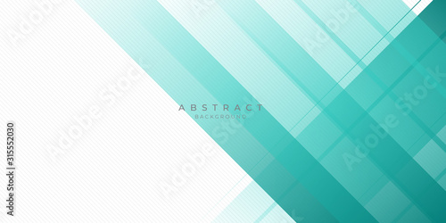 Modern Dark Green Turquoise Grey White Line Abstract Background for Presentation Design Template. Suit for corporate, business, wedding, and beauty contest.