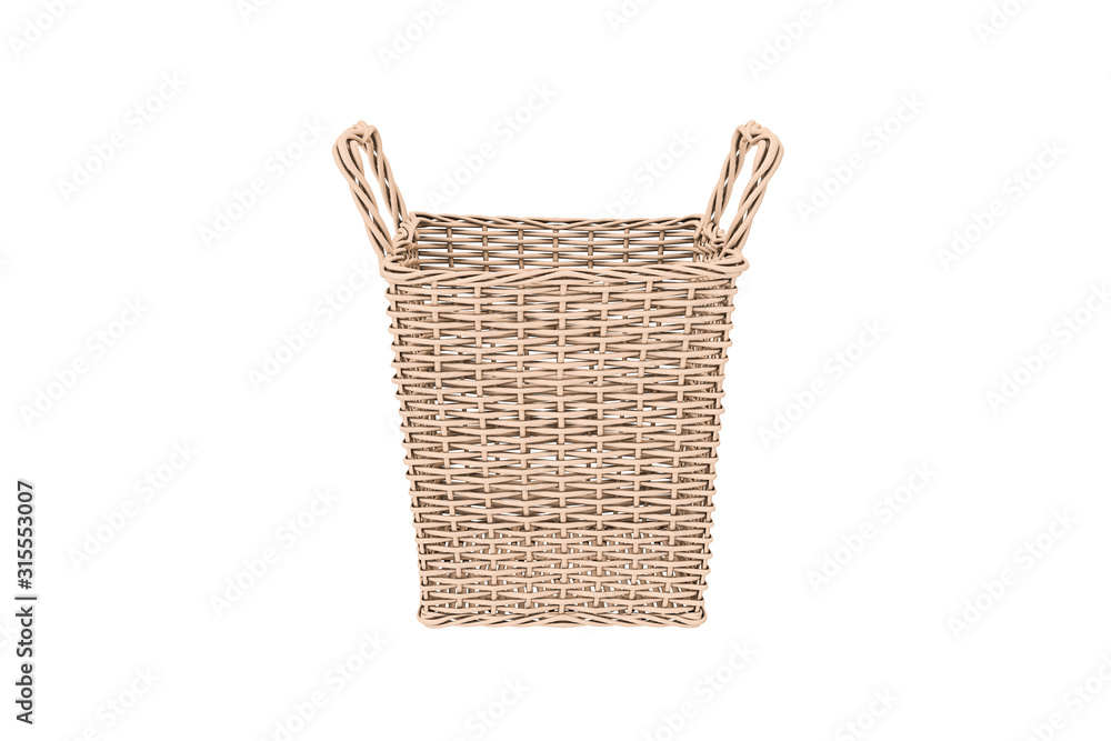 Obraz premium Square Wooden Basket