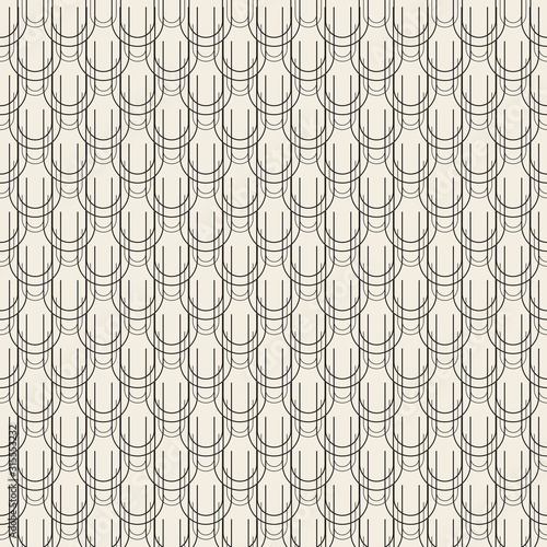 seamless abstract monochrome texture pattern background from curl line