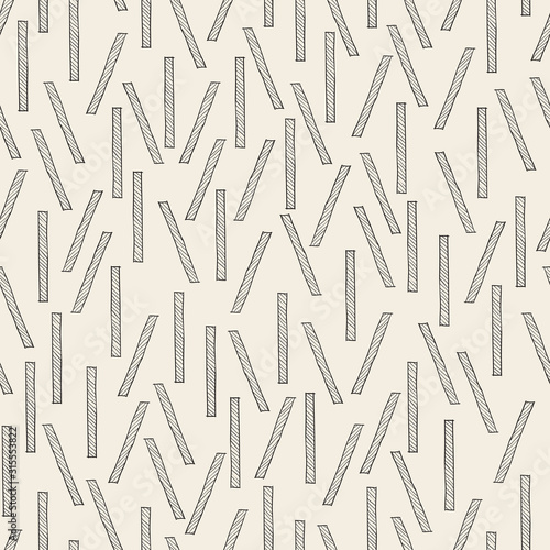 seamless monochrome stick pattern background