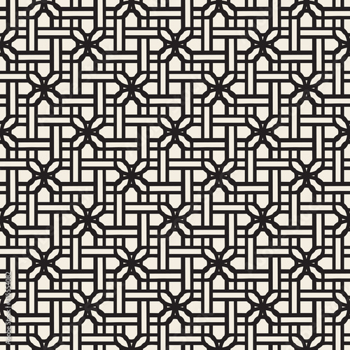 seamless abstract monochrome square basketry pattern background