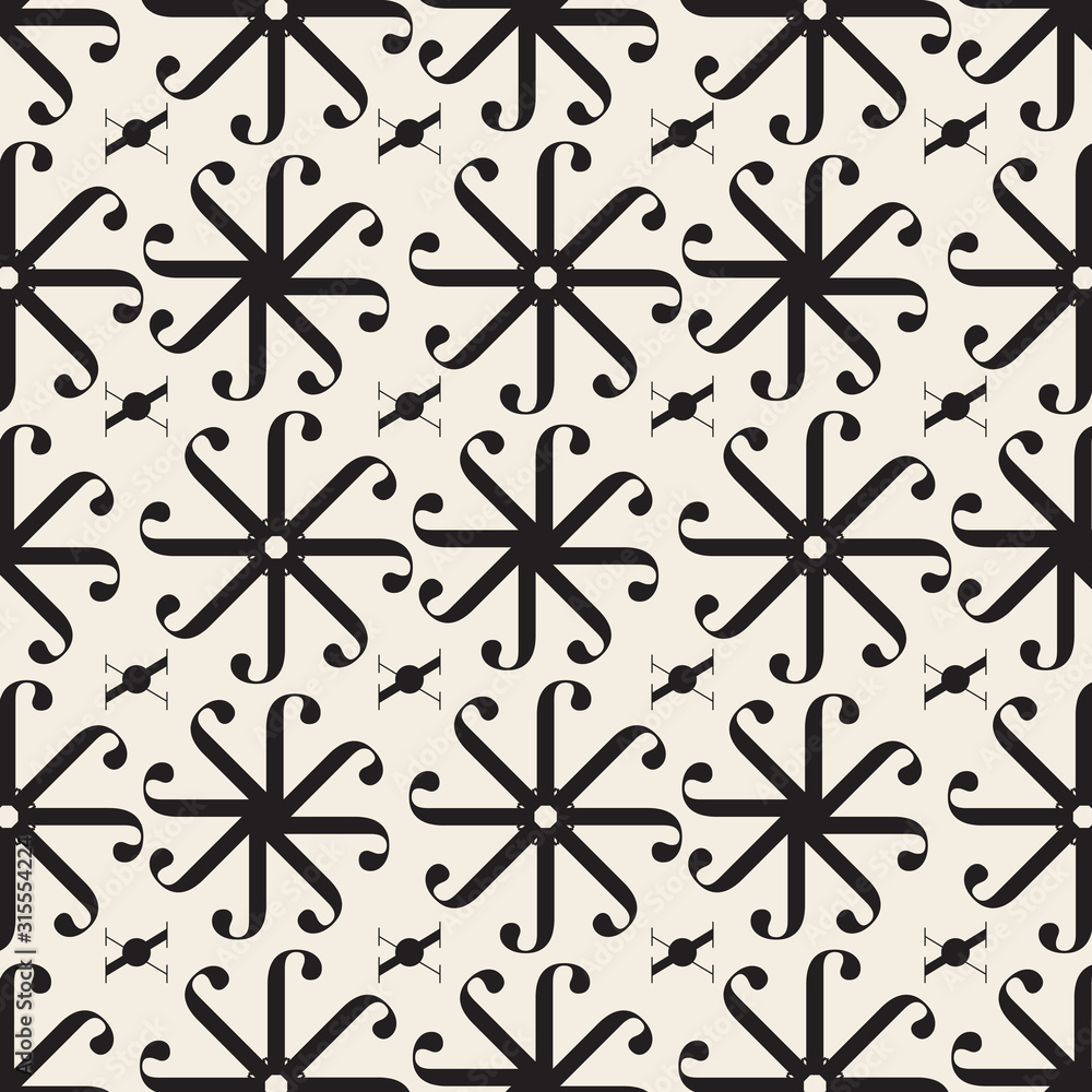 seamless abstract flower pattern background from geometric shape seamless abstract flower pattern background from geometric shape