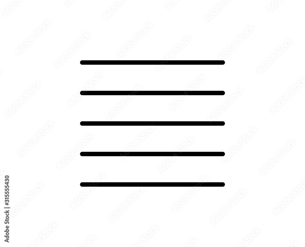 Menu line icon Menu line icon