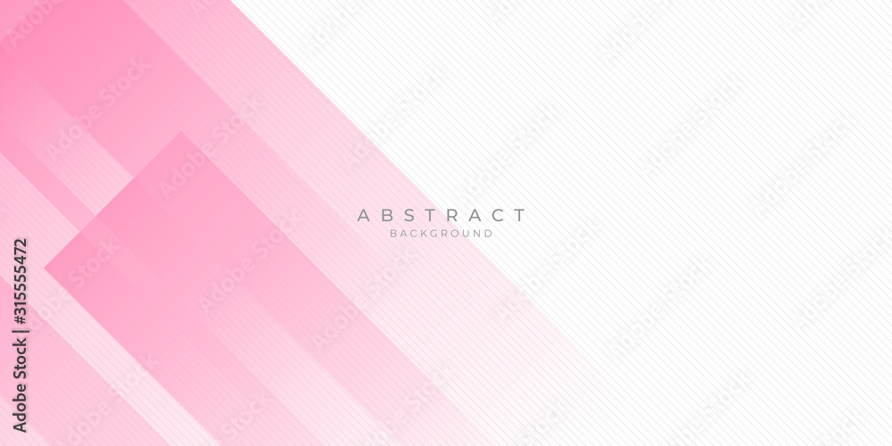Pink white abstract background geometry shine and layer element vector for presentation design. Suit for business, corporate, institution, party, festive, seminar, and talks. 