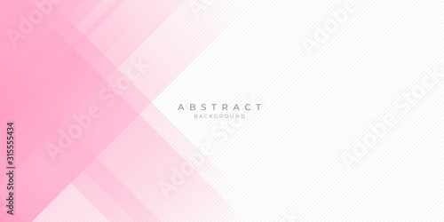 Pink white abstract background geometry shine and layer element vector for presentation design. Suit for business, corporate, institution, party, festive, seminar, and talks. 