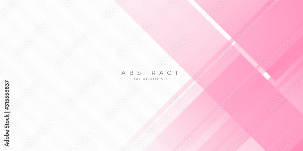Fototapeta premium Pink white abstract background geometry shine and layer element vector for presentation design. Suit for business, corporate, institution, party, festive, seminar, and talks.
