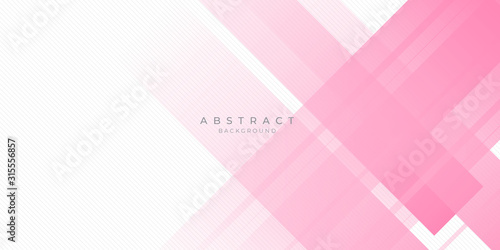 Pink white abstract background geometry shine and layer element vector for presentation design. Suit for business, corporate, institution, party, festive, seminar, and talks. 