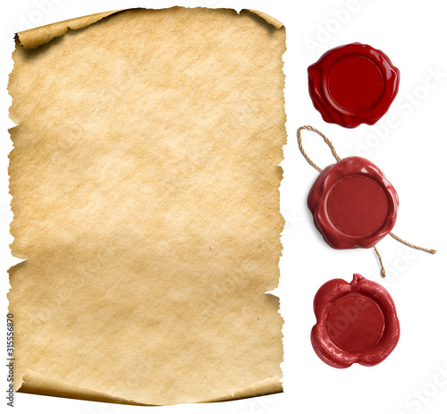 Vintage paper or old letter...