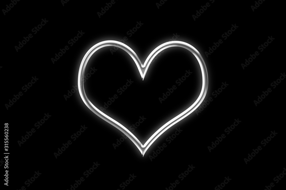 Three-dimensional heart ring. Shine additional version. 立体的なハートリング。 輝き追加版 Three-dimensional heart ring. Shine additional version. 立体的なハートリング。 輝き追加版
