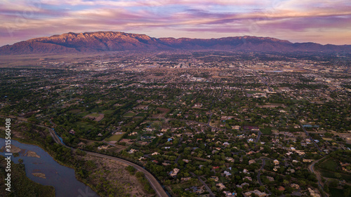 Albuquerque Colorful Sunset photo