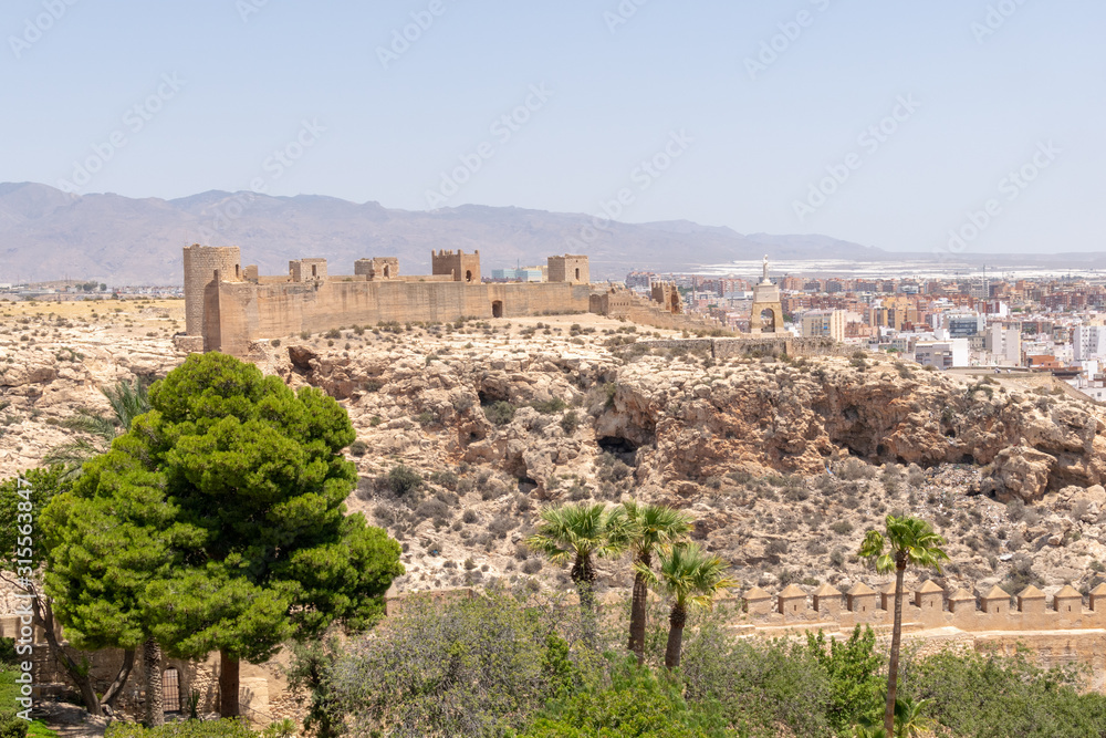 View of Almeria in southern Spain. Mediterranean. Andalusia View of Almeria in southern Spain. Mediterranean. Andalusia