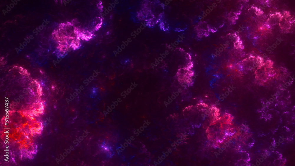 Fractal 3D rendering abstract and shiny background Fractal 3D rendering abstract and shiny background