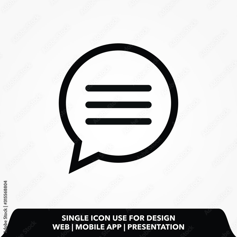 the bast message line icon design the bast message line icon design