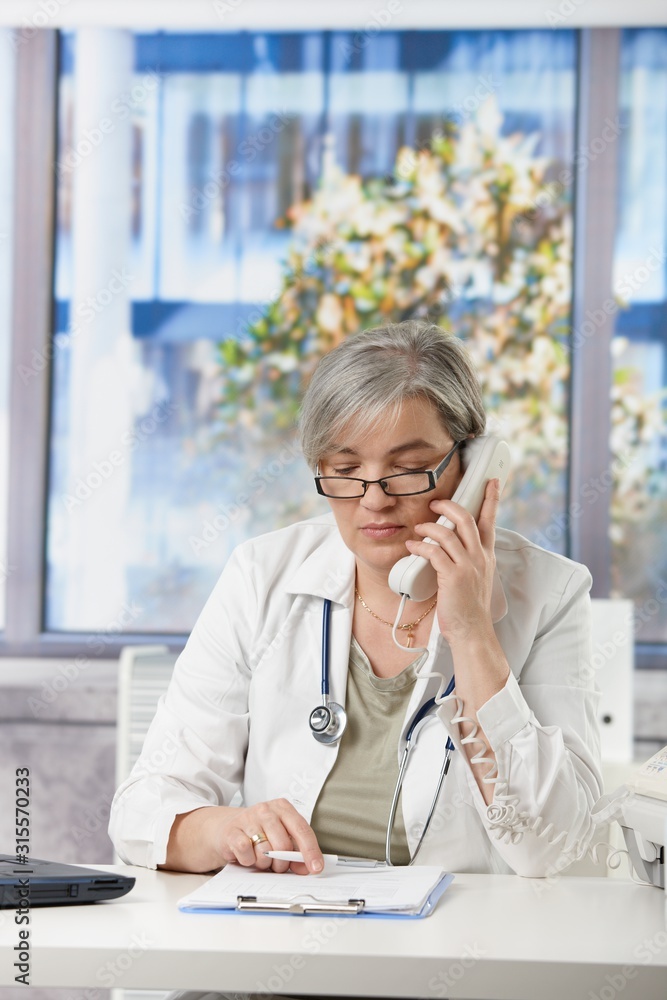 Senior female doctor