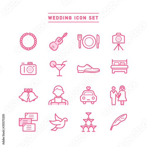 WEDDING ICON SET