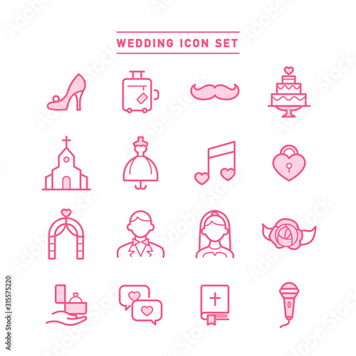 WEDDING ICON SET