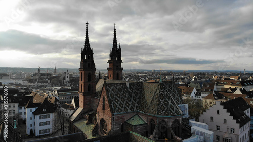 Basel Cathedral Rhine Switzerland