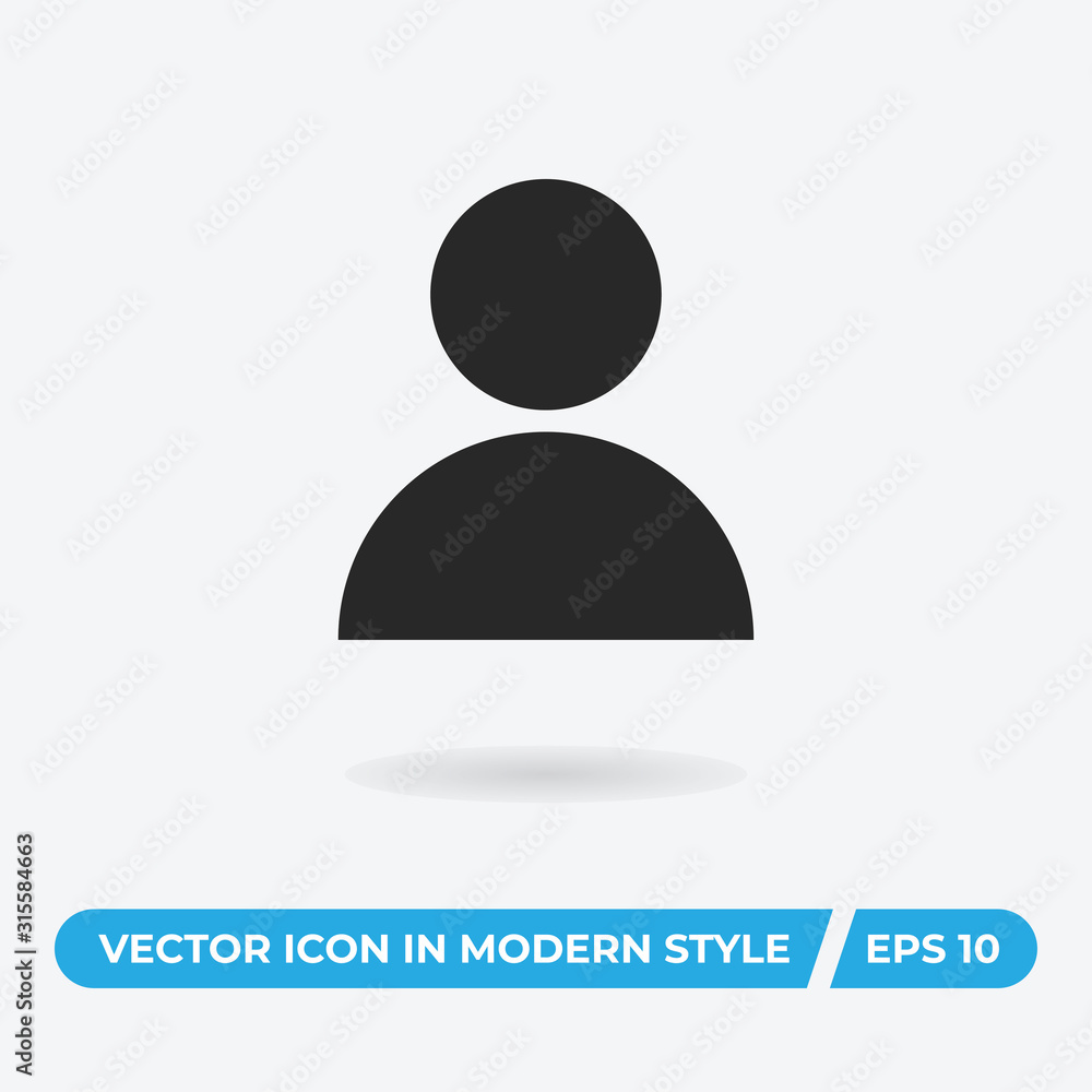 User vector icon, simple sign for web site and mobile app. User vector icon, simple sign for web site and mobile app.