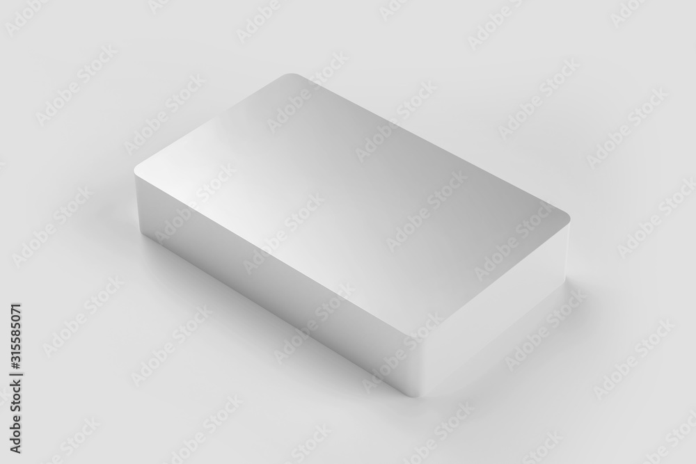 Blank white credit / debit / gift card mockup, Credit card for finance, bank or shopping discount plastic card, 3d Rendering isolated on light background Blank white credit / debit / gift card mockup, Credit card for finance, bank or shopping discount plastic card, 3d Rendering isolated on light background