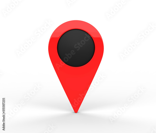 GPS.navigator pin pointer isolated on a white background. 3d illustration Free Download GPS.navigator pin pointer isolated on a white background. 3d illustration - GFXLoad