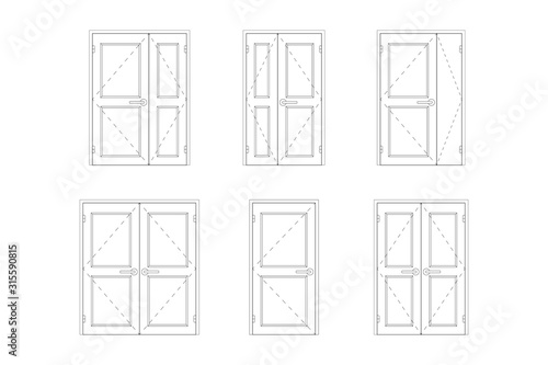 Doors blueprint set.